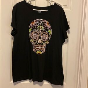 Sugar Skull T Shirt 3X